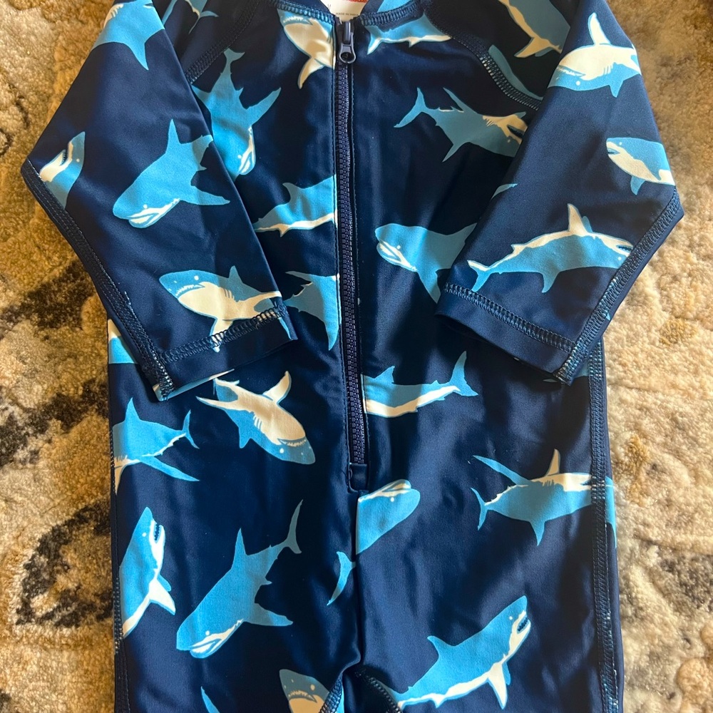 Hanna Andersson 6-12 month shark swimsuit